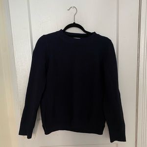 LEPSIM Navy Blue Knit Sweater